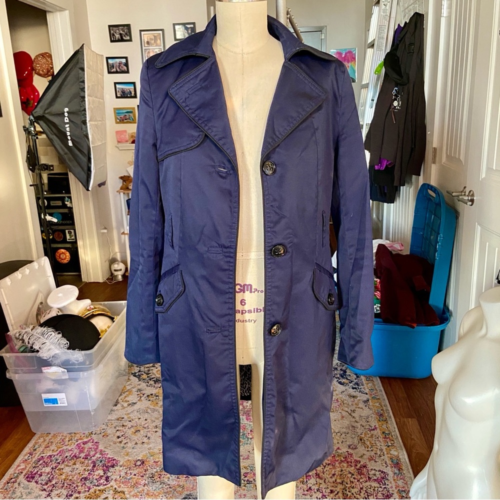 H&M Navy Trench Coat